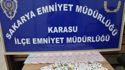 Sakarya'nın Karasu ve Adapazarı ilçelerinde kumar oynandığı belirlenen iki kahvehaneye