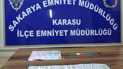 Sakarya’da yapılan kumar operasyonunda 16 kişiye işlem yapılırken, 3 iş
