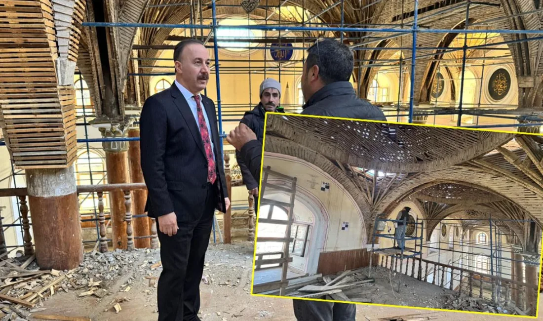 Isparta Ulu Camii’nde restorasyon çalışmaları yıllardır bitmiyor!