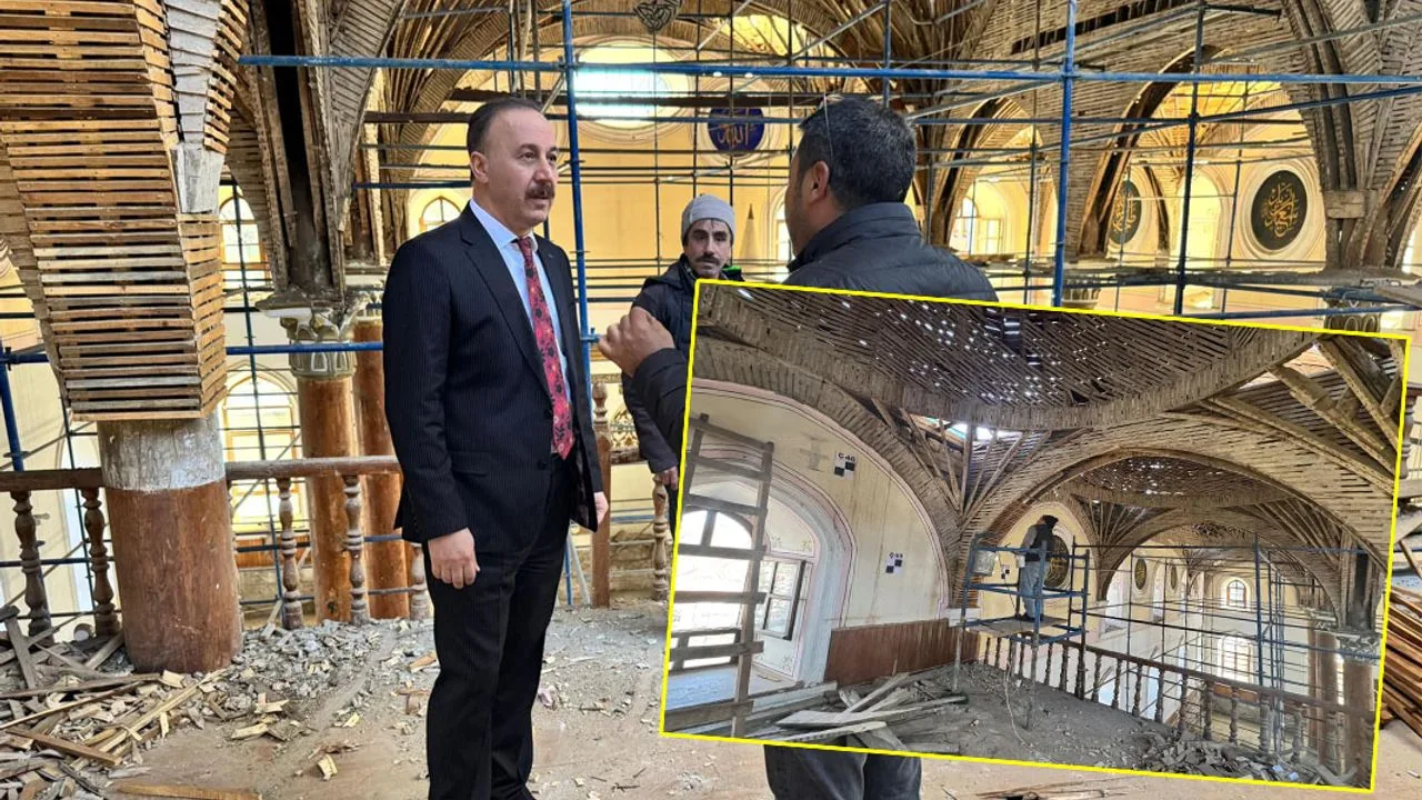 Isparta Ulu Camii’nde restorasyon çalışmaları yıllardır bitmiyor!