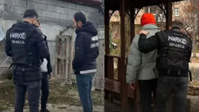 Isparta Emniyet Müdürlüğü’nün gerçekleştirdiği operasyonlarda uyarıcı madde ticareti ve kullanımıyla