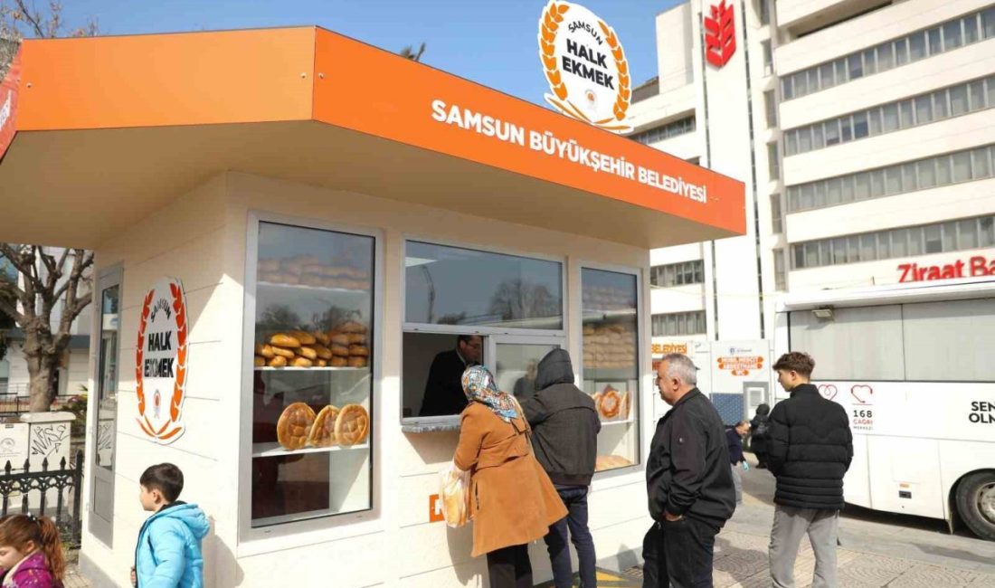 Samsun Büyükşehir Belediyesi, Ramazan’ın ilk gününde halk ekmek satış noktalarını