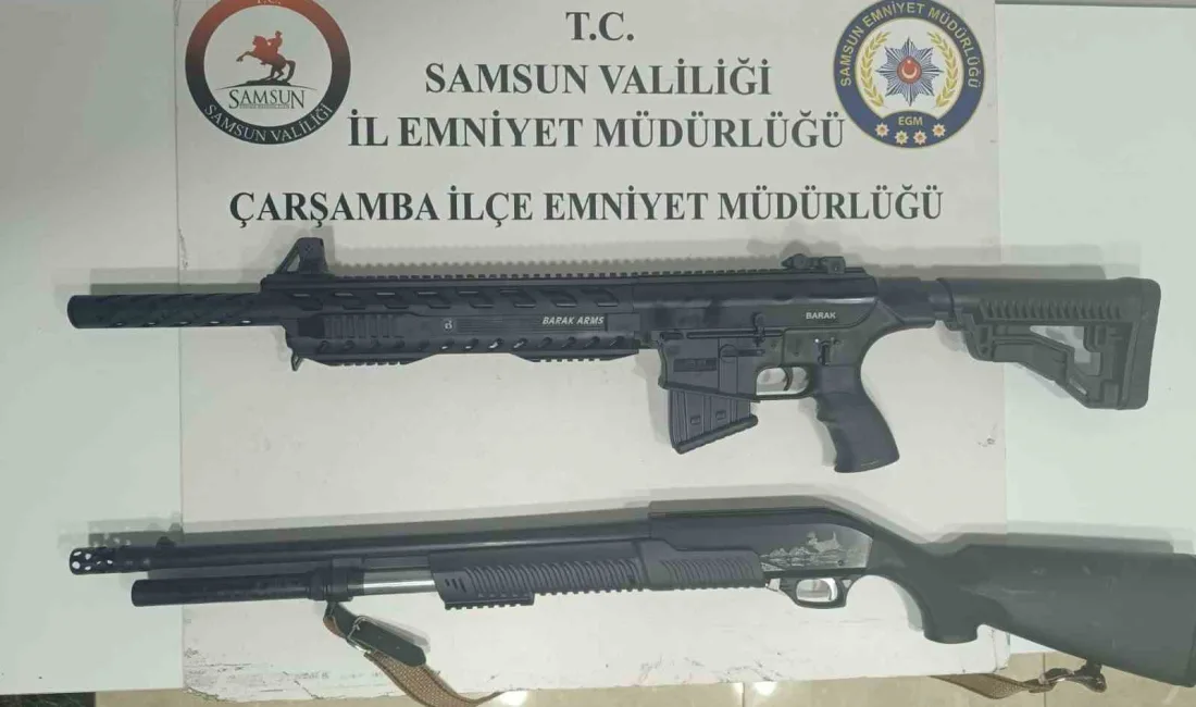 Samsun'da tüfekle ateş açan şahıs, sosyal medyada paylaşılan görüntüler sayesinde