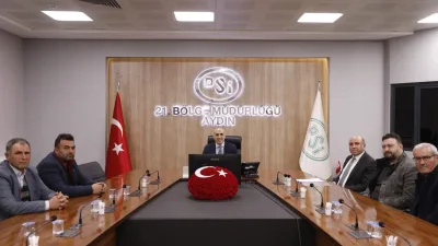 Manisa Sarıgöl ilçesinden bir heyet DSİ Aydın 21. Bölge Müdürü