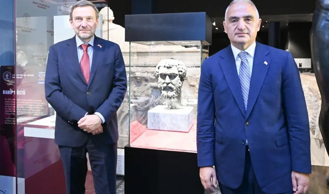 Kültür ve Turizm Bakanlığının yürüttüğü çalışmalar sonucu Danimarka Glyptotek Müzesine