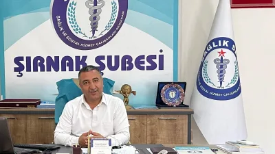 Şırnak Şube Başkanı Sabgatullah Anmal, SABİM üzerinden tehdit edilen doktora
