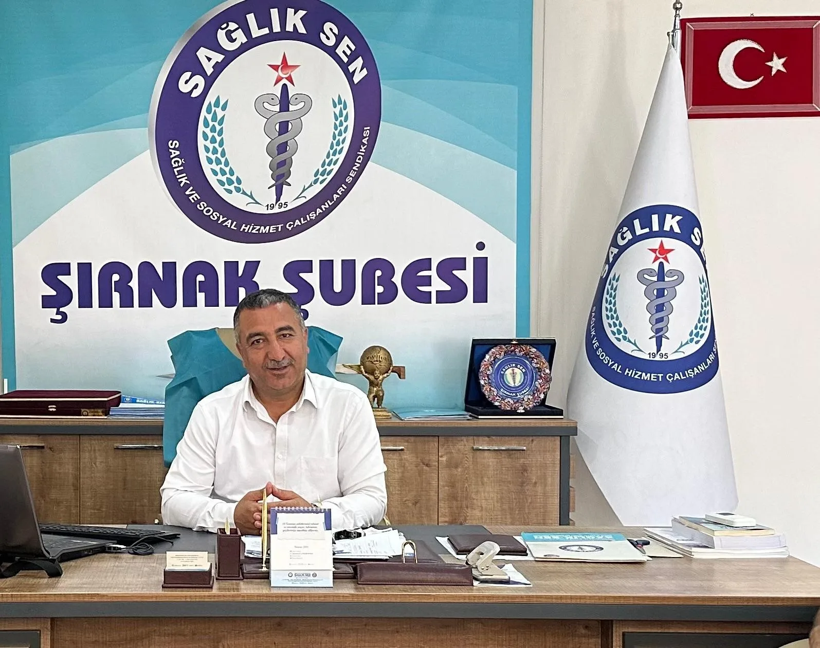 Şırnak Şube Başkanı Sabgatullah Anmal, SABİM üzerinden tehdit edilen doktora