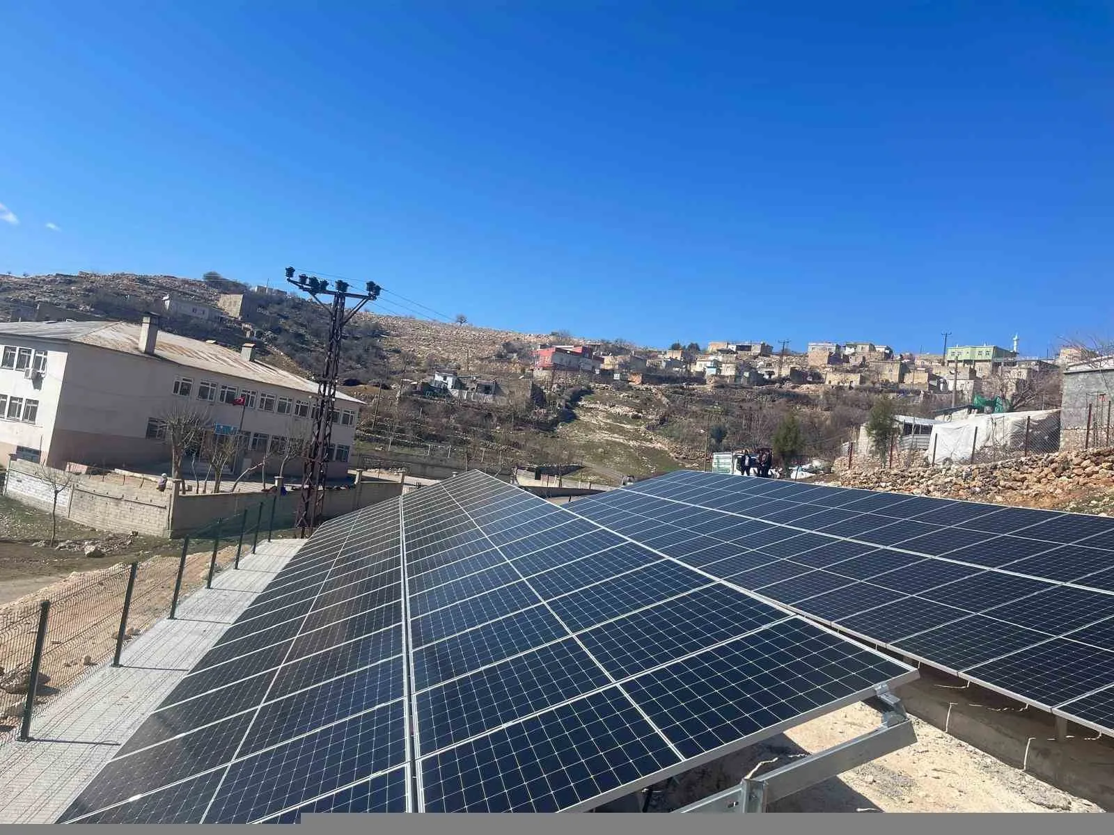 Şırnak'ın İdil ilçesinde, İl Özel İdaresi tarafından Bozkır köyüne kurulan