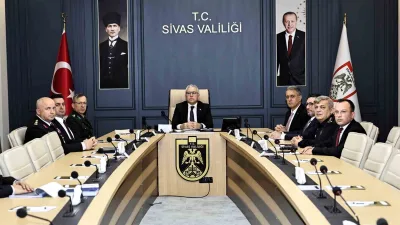 Sivas Valiliği'nin "Emin Şehir Sivas" Asayiş ve Güvenlik Bilgilendirme Toplantısında,