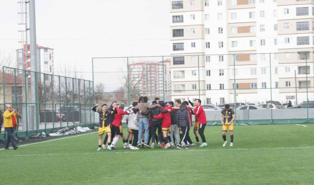 Kayseri 1. Amatör Küme Play-Off finalinde Talas Anayurtspor, penaltılarla Kayseri