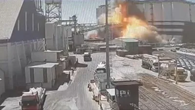 Kocaeli'de TMO silolarında meydana gelen patlama davasında sanıkların duruşmaya katılmadığı,