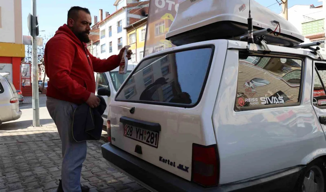 Sivas'ta Arif Sancak, Tofaş marka otomobilinin aksının kopup tehlikeli bir