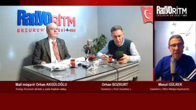 Erzurum Kızılay şubesindeki kongre için Mali Müşavir Orhan Akgüloğlu başkanlık