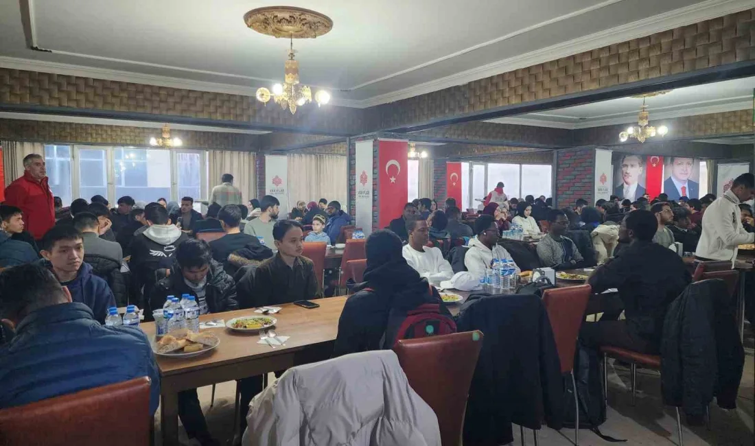 ERULDER, Ramazan ayında Erzurum'da okuyan uluslararası öğrenciler için iftar programları