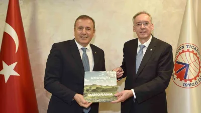 Uruguay Büyükelçisi Hugo Cayrus, Trabzon ziyaretinde tarım ve ticaret iş