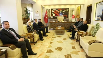 Erzincan Valisi Doç. Dr. Hamza Aydoğdu, beraberindeki heyetle Erzincan İl