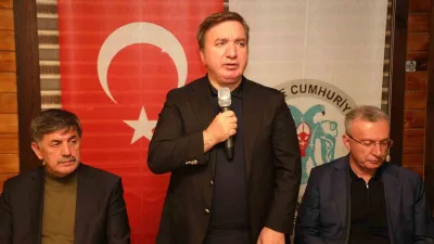 Erzincan Valisi Hamza Aydoğdu, Belediye Başkanı Bekir Aksun ve EBYÜ