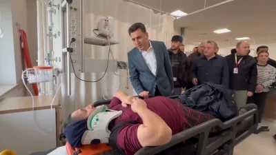 Bilecik Valisi Şefik Aygöl, Bozüyük-Eskişehir kara yolunda meydana gelen trafik