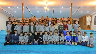 Bayburt Valisi Mustafa Eldivan, Kaleardı Yatılı Erkek Kur’an Kursu'ndaki hafız