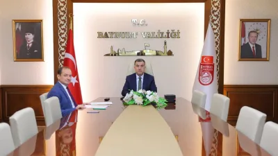 Bayburt Valisi Mustafa Eldivan, İçişleri Bakanı Ali Yerlikaya başkanlığında 51