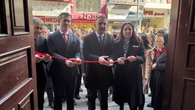 Zonguldak'ta Vergi Haftası kapsamında düzenlenen resim ve afiş yarışmasında dereceye