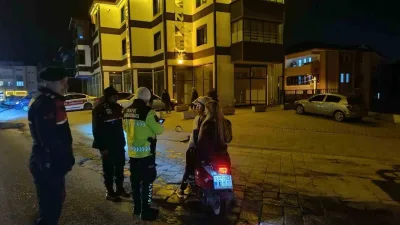Zonguldak Valiliği, Jandarma ve Emniyet birimlerince yapılan motosiklet denetimlerinde 45