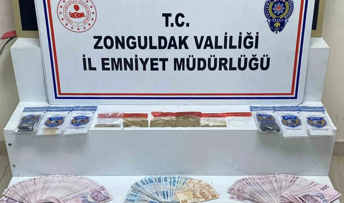 Zonguldak’ta Uyuşturucu Operasyonunda 2 Şüpheli Tutuklandı Zonguldak Emniyet Müdürlüğü'nün uyuşturucu operasyonunda E.İ. ve H.K. tutuklandı. Operasyonda