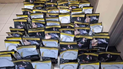 Kocaeli'de yapılan operasyonda, iş yeri ve araçta 100 kilogram kaçak