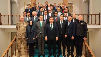 Erzincan Valisi Hamza Aydoğdu, Vali Yardımcıları ve kurum müdürlerinin katılımıyla