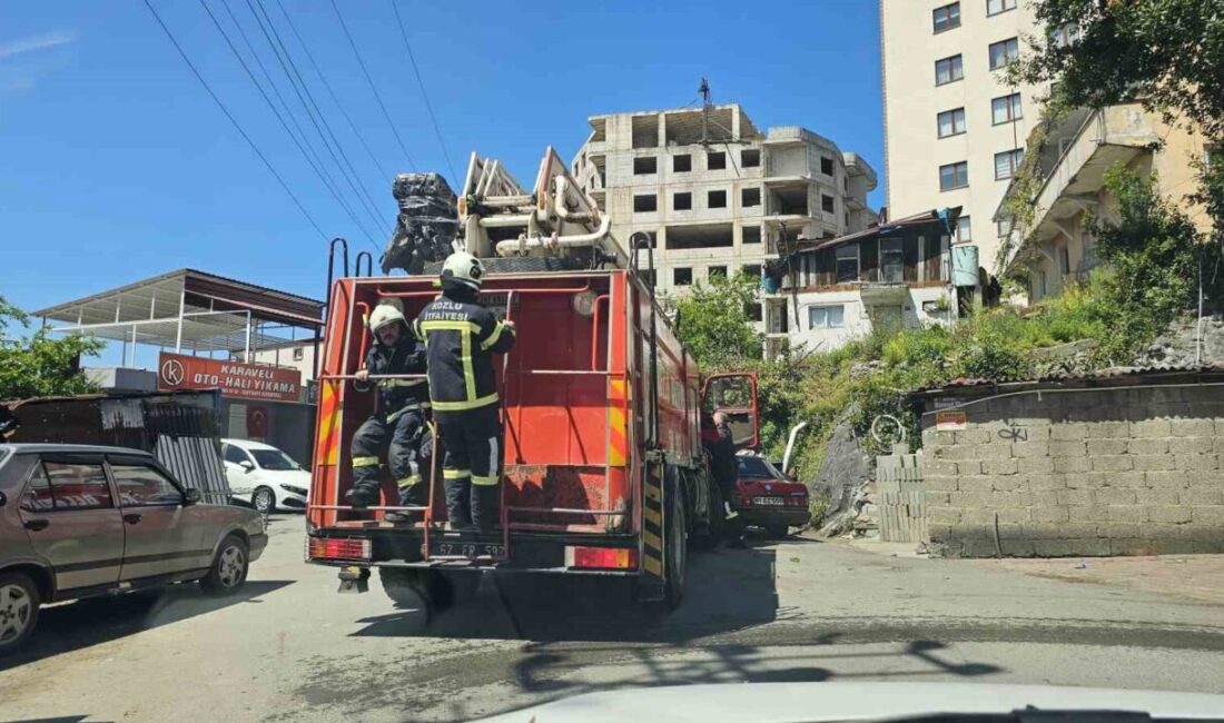 Zonguldak’ın Kozlu ilçesinde evdeki mutfak aspiratöründe çıkan yangın paniğe neden