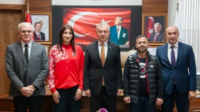 Erzincan Binali Yıldırım Üniversitesi öğrencisi Elmira Yasin, U23 Avrupa Güreş