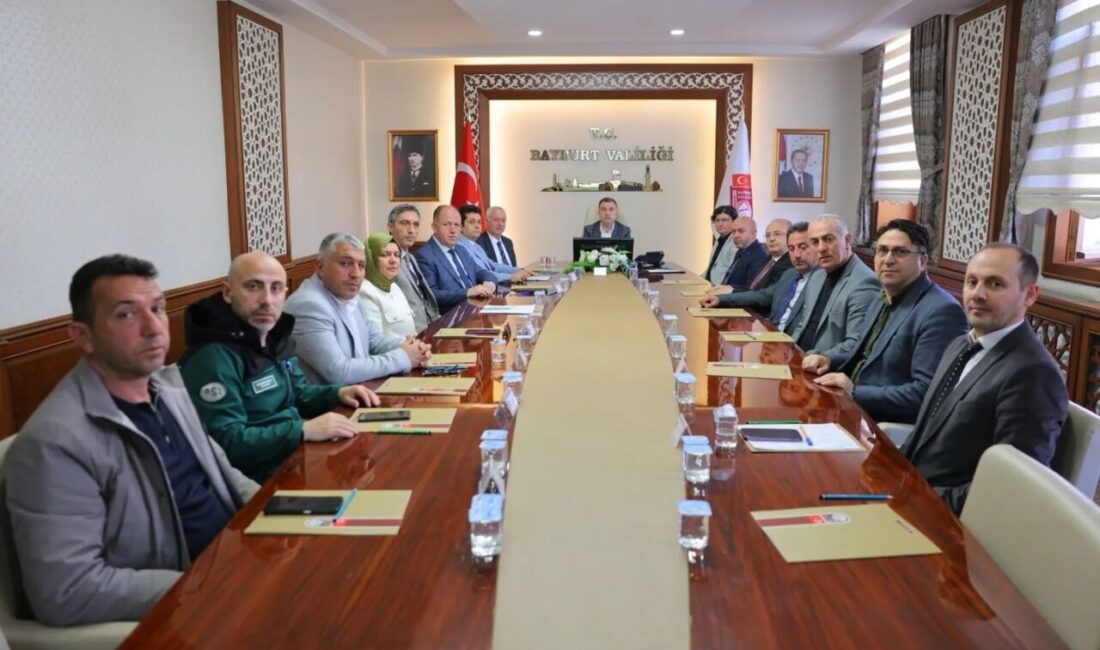Bayburt Valisi Mustafa Eldivan başkanlığında, İl İstihdam ve Mesleki Eğitim