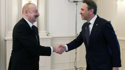 Enerji ve Tabii Kaynaklar Bakanı Alparslan Bayraktar, Azerbaycan Cumhurbaşkanı İlham