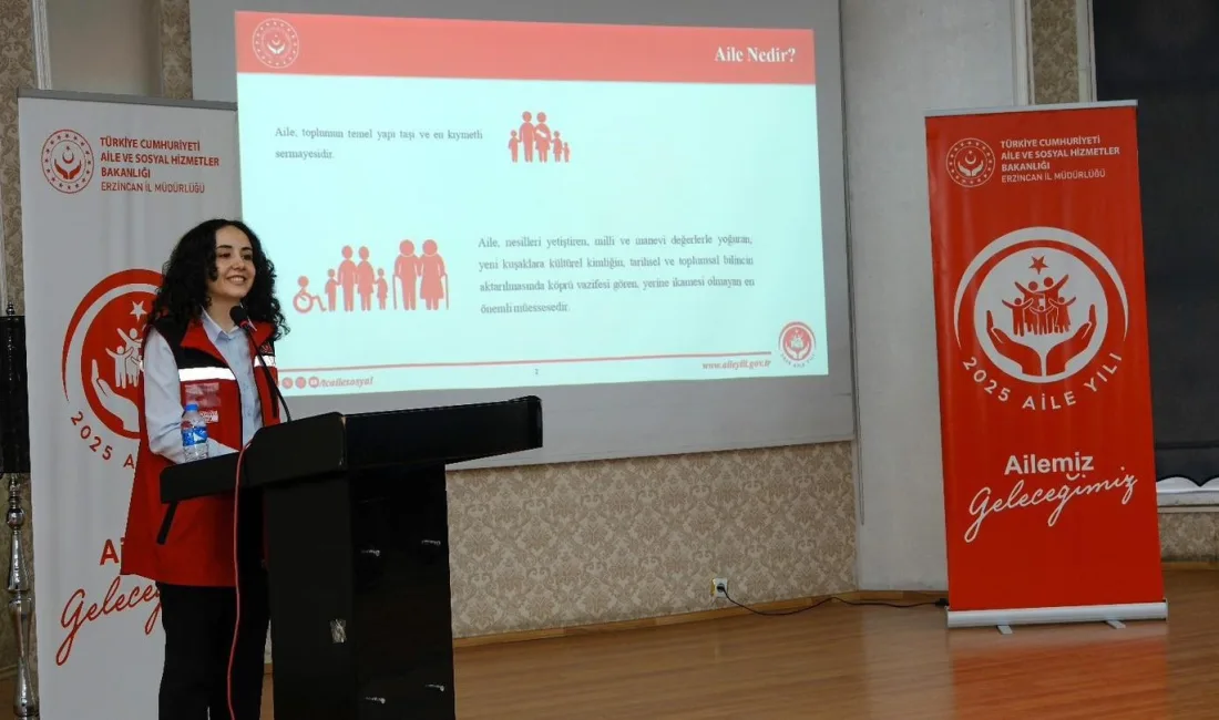 Erzincan Aile ve Sosyal Hizmetler İl Müdürlüğü tarafından, 2025 Aile