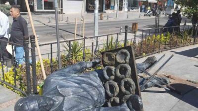 İstanbul’da meydana gelen depremin ardından Tekirdağ’ın Çorlu ilçesinde, belediye tarafından