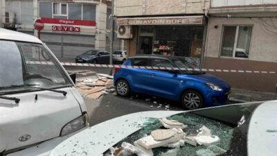 Tekirdağ Çorlu Şeyh Sinan Mahallesi’nde bulunan 4 katlı bir apartmanın