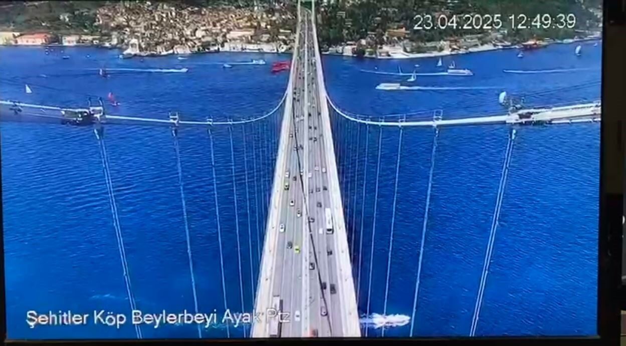 İstanbul’da meydana gelen 6,2’lik deprem anı 15 Temmuz Şehitler Köprüsü’nün