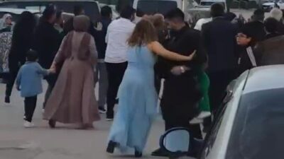 Kocaeli’nin Derince ilçesinde düğün öncesinde kalabalık bir grup arasında yumruklu