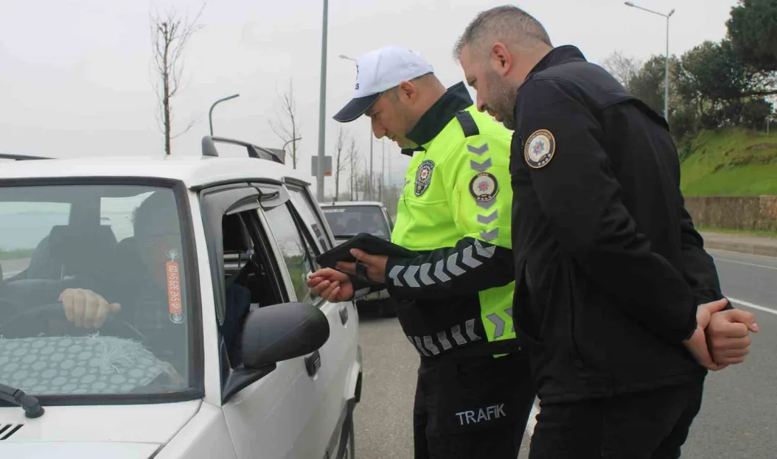 Ordu’nun Ünye ilçesinde polis ekipleri, 8 farklı noktada geniş çaplı