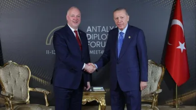Cumhurbaşkanı Recep Tayyip Erdoğan, Antalya Diplomasi Forumu'nun ikinci gününde, Bulgaristan