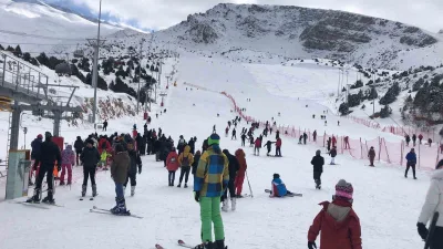 Erzincan'daki Ergan Kayak Merkezi bu sezon 1 milyon 900 bin