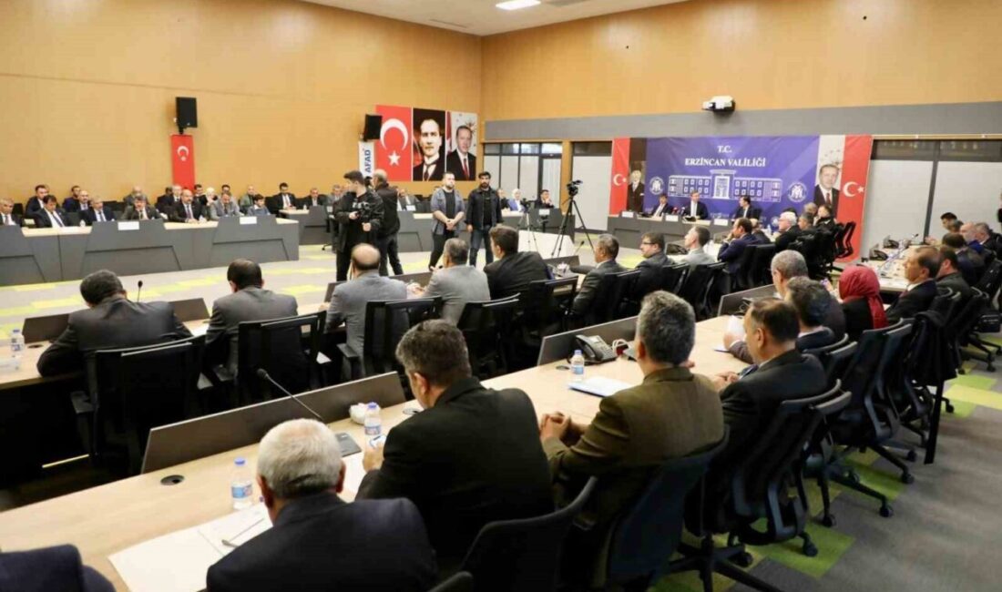 Erzincan Valisi Hamza Aydoğdu başkanlığında 2025 Yılı 2. İl Koordinasyon