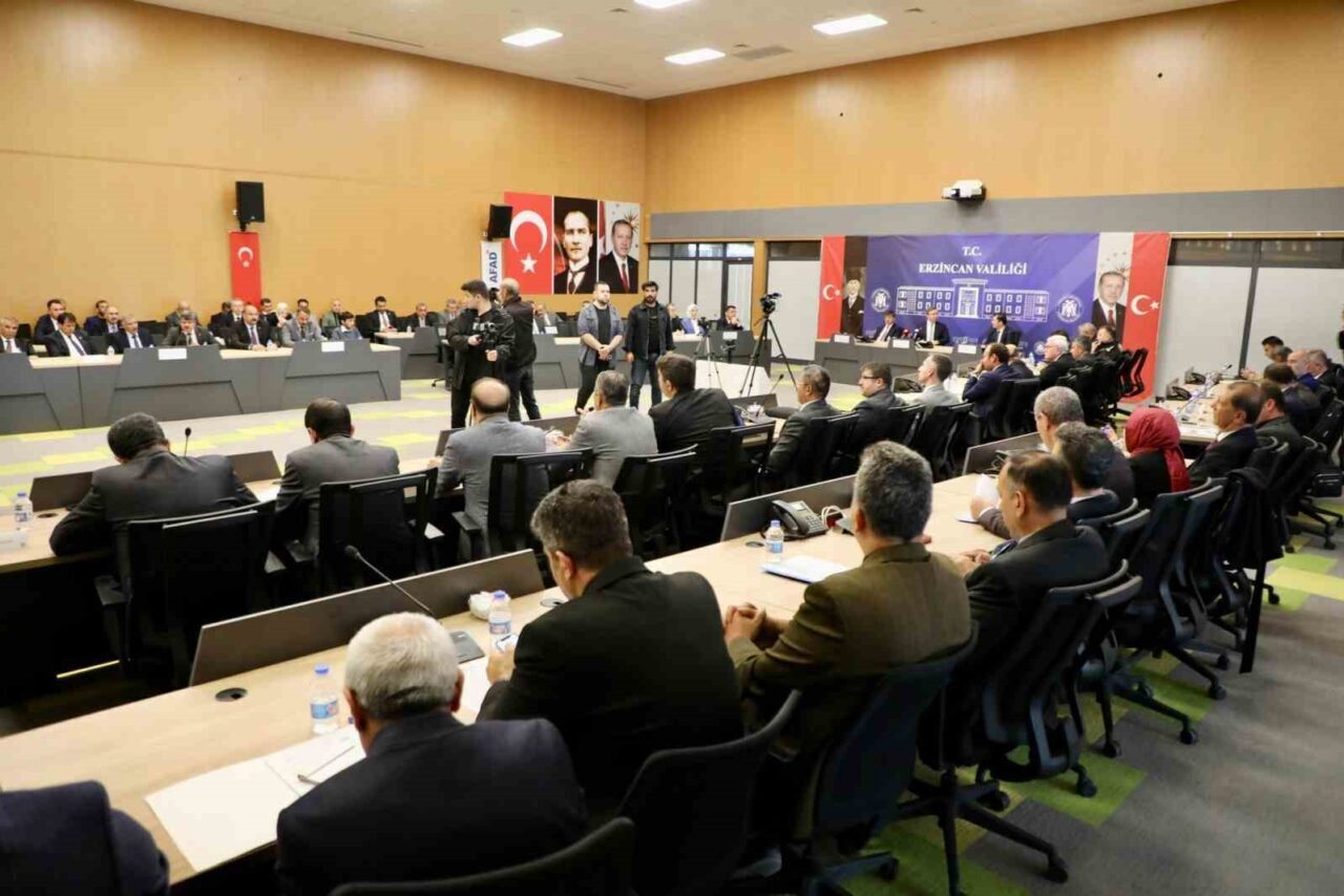 Erzincan Valisi Hamza Aydoğdu başkanlığında 2025 Yılı 2. İl Koordinasyon