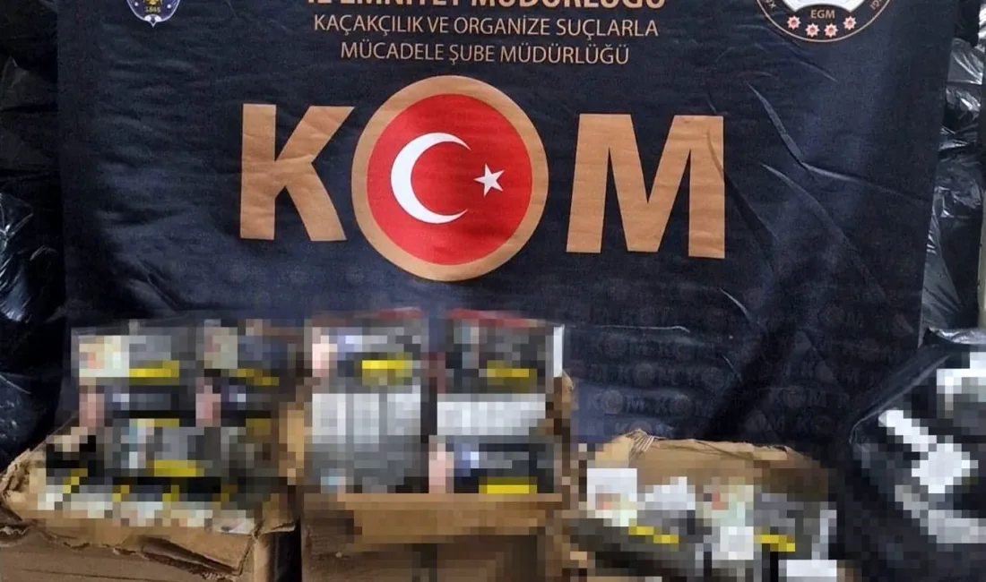 Erzincan’da Kaçakçılık ve Organize Suçlarla Mücadele Şube Müdürlüğü ekiplerince yapılan