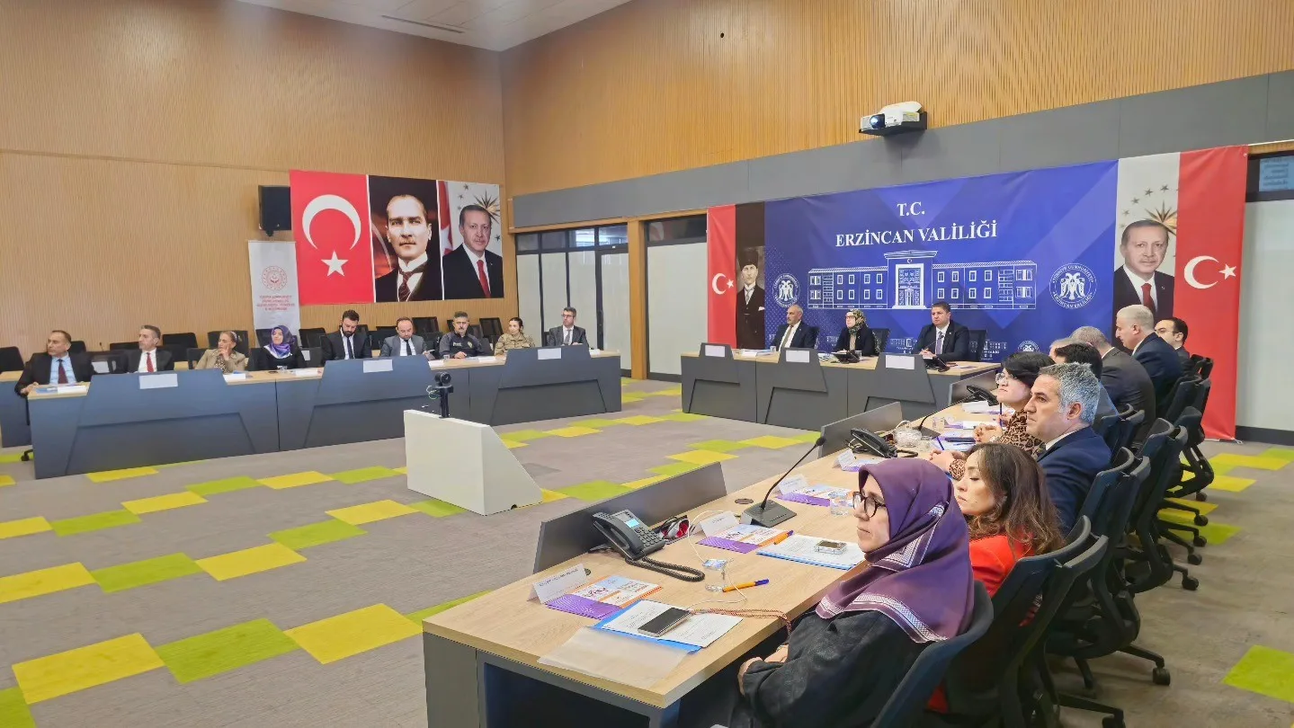 Erzincan’da Kadına Yönelik Şiddetle Mücadele il Koordinasyon İzleme ve Değerlendirme