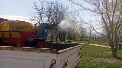 Erzincan’da haşerelerin ve sineklerin ürediği su kanallarında, sulak alanlarda, derelerde,