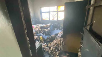 Erzincan'daki Halitpaşa Mahallesi'nde bulunan müstakil evde çıkan yangın kısa sürede