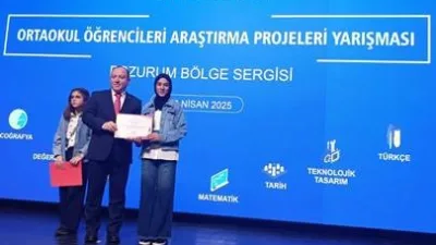 Erzurum Yakutiye Faik Güngör Ortaokulu, bu yıl ilk kez katıldığı