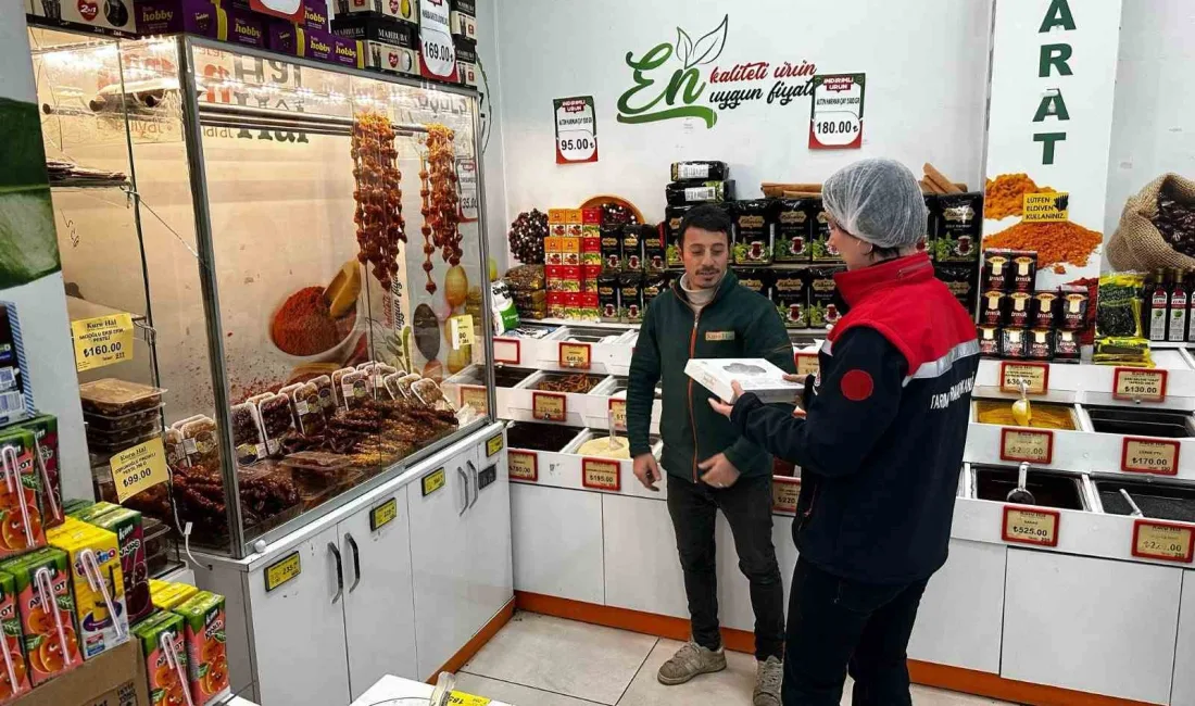Erzurum’da yem, gıda ve gıda ile temas eden madde malzeme