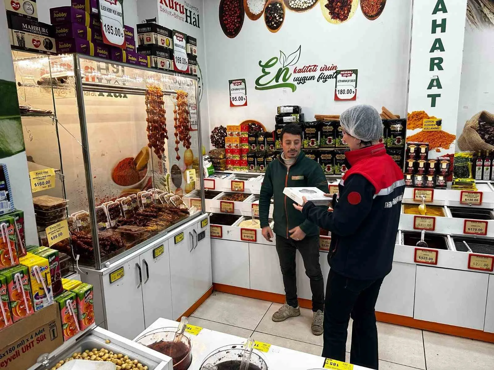 Erzurum’da yem, gıda ve gıda ile temas eden madde malzeme